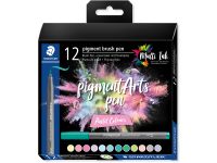 Pigment Arts brush pen etui 12st Pastel Col