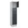 lockerkast,HxBxD 1950x400x500mm,1x4vakken,vak B 400mm,cil.-slot,sokkel