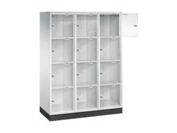 grootvolume-lockersysteem,HxBxD 1750x1220x500mm,3x4vakken,cil.-slot