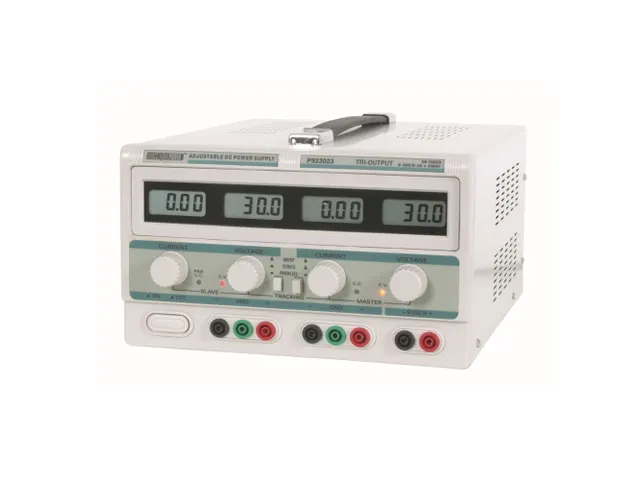 Dc Lab Voeding 0-30 Vdc / 0-3 A 5 Vdc / 4 Lcd Schermen