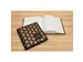 Livre d'or 140 pages tranche or - Format 21x19cm - PALMYRE - Noir palm