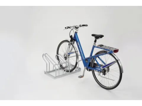 Fiets-beugelrek L 700mm 2x2plaatsen Dubbelzijdig Schroefbaar