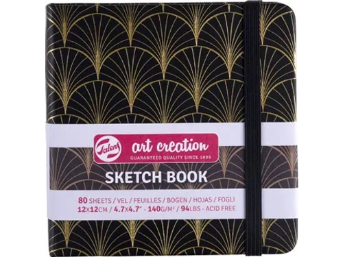 TAC schetsboek Art Deco 12x12cm