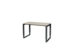 Domino Plus Bureau Hoogte Verstelbaar 1200x600mm Hav/Kers 25mm Zwart