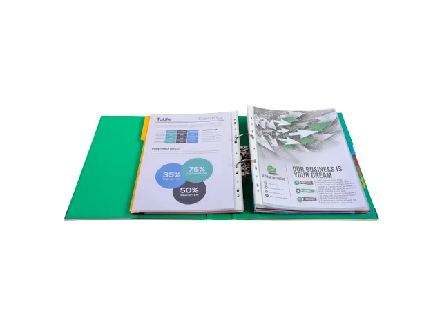 Classeur à levier Prem'Touch intérieur et extérieur en polypropylè