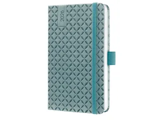 Weekagenda Flair A6 2026 (NL/FR/EN/DU) Ocean Blue Hardcover - 2