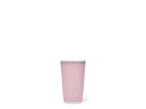 Beker porselein Les Artistes Paris 450ml met siliconen grip Roze