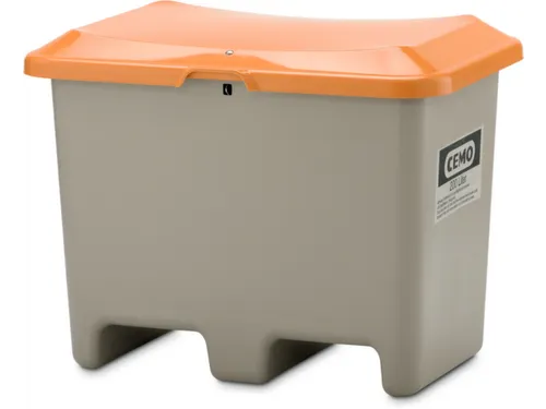 strooigoedbak,200l,HxBxD 690x890x600mm,GVK,grijs,deksel oranje