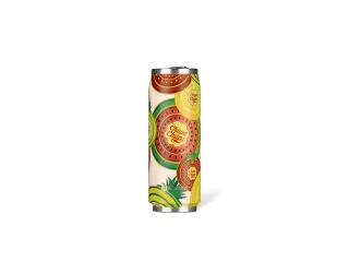 Thermosbeker Les Artistes Paris blik 500ml Chupa Fruit met rietje - 5