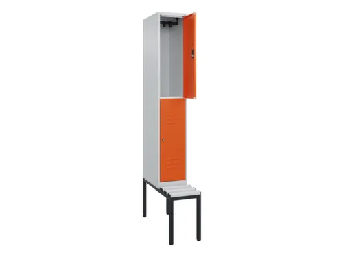 Dubbeldekse dekenkist,HxBxD 2120x300x815mm,1x2vak.,vak B 300mm
