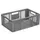 Euronorm Stapelkrat Pe 220x600x400mm 43liter Open Grijs