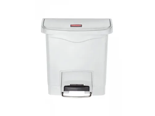 Pedaalemmer Slim Jim Step On Front Kunststof 15 Liter Wit
