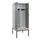 PBM-locker met bank,HxBxD 2120x800x815mm,2vak,vak B 400mm,draaigrendel
