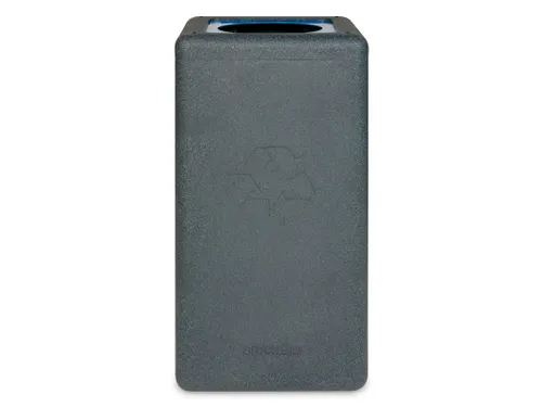 Circulaire Afvalbak BrickBin Paper 65 Liter Grijs Blauw