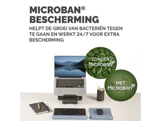 Polssteun Fellowes Breyta compact blauw 6x32cm - 12