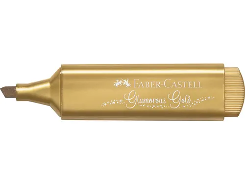 Tekstmarker Faber Castell Metallic goud