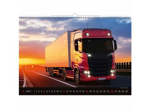 Kalender 2027 Helma 365 31.5x45cm vrachtwagen