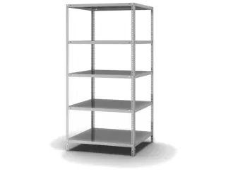 magazijnstelling,grondveld,HxBxD 2000x1000x800mm,vaklast 125kg - 2