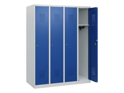 schoollocker,HxBxD 1530x1200x500mm,4vak,vak B 300mm,cil.-slot