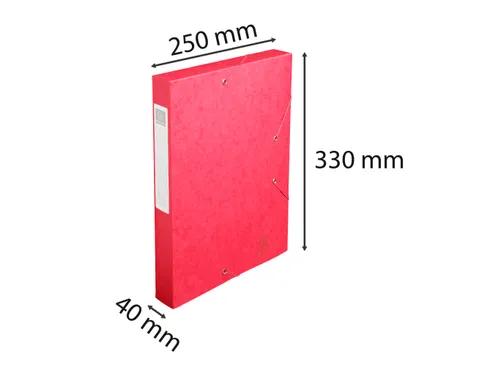 CARTOBOX glanskarton rug 40mm rood