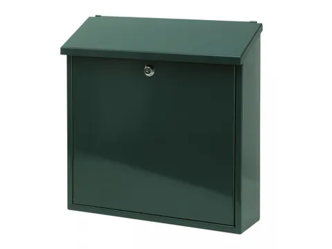 Wandbrievenbus 37cm Groen Staal