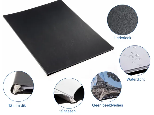 Showmap Rillstab A3 RI99314 1 kanaals 12 tassen zwart