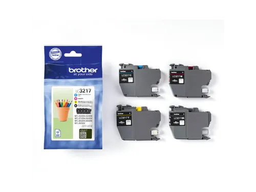 Brother LC-3217 Inktcartridge Set Zwart + Kleur Voordeelpak