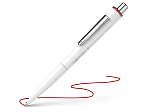 balpen Schneider K3 Biosafe M wit/rood