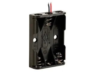 Batterijhouder Voor 3 x AAA-Batterijen - 1
