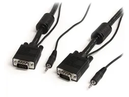 Coax Hoge Resolutie Vga Monitorkabel Met Audio Hd15 M/m 5 Meter