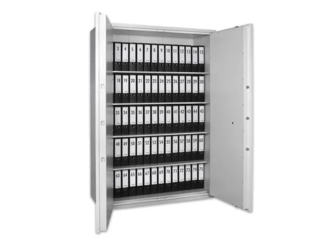 Kantoor-Veiligheidskast 1900x950x550mm 4 Legborden 5 Ordnerhoogtes
