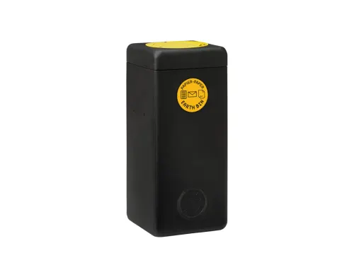 Afvalbak 60 liter EarthBin Geel Zwart