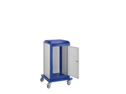 gereedschapswagen,HxBxD 1260x700x700mm,3geperforeerde platen buiten