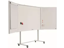 Kabinetkast Low Gloss Wit Emaille Staal 120x190 cm wit profiel