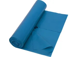 Vuilniszak 38 micron 70x110cm 120L blauw rol van 25 stuks - 1