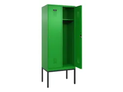 locker,HxBxD 2120x800x500mm,2vak,vak B 400mm,cil.-slot,voetonderstel