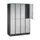 Dubbeldekse garderobekast,HxBxD 1950x1220x500mm,4x2vak.,vak B 260mm