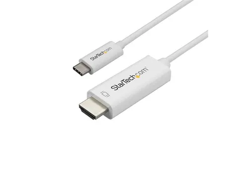 1m Usb-C Naar Hdmi Kabel - 4k Bij 60hz - Wit
