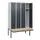 locker met bank,HxBxD 1950x1200x815mm,4vak,vak B 300mm,cilinderslot