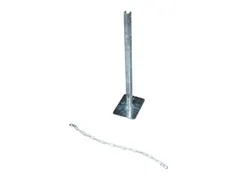 gasflessenhouder,v. fles-Ø 230mm,m. ketting