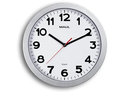 MAULstep wandklok quartz diameter 30 x 5 cm kunststof kader