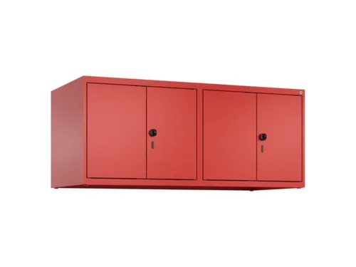 opzetkast,v. locker voor scheiding van kleding,4vak.,vak B 300mm