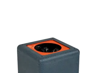 Circulaire Afvalbak BrickBin Plastic 65 Liter Grijs Oranje - 5