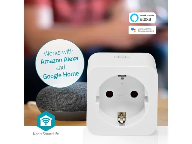 Nedis SmartLife Slimme Stekker Wi-Fi IP21 Wit 3 stuks