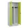 PBM-locker,HxBxD 1950x800x500mm,2vak,vak B 400mm,draaigrendel