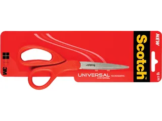 Schaar Scotch 18cm universeel rood blister - 1