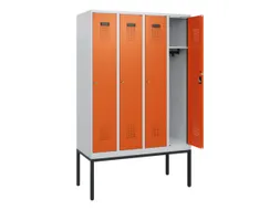 schoollocker,HxBxD 1950x1200x500mm,4vak,vak B 300mm,cil.-slot