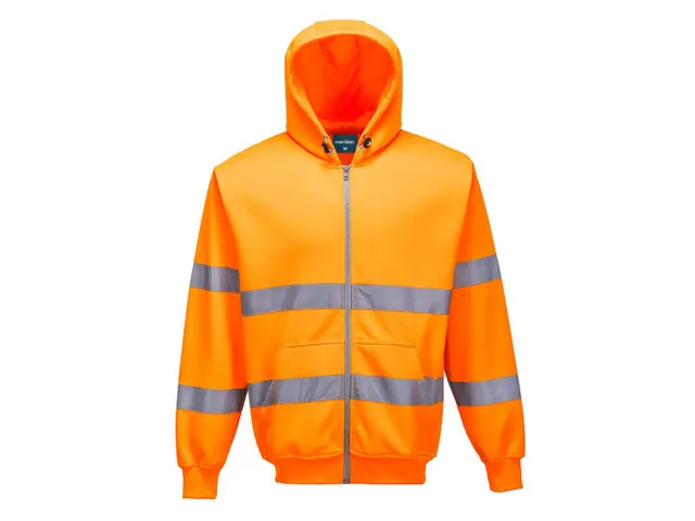 Portwest B305 hi-viz hoodie, fluo oranje, maat S, per stuk