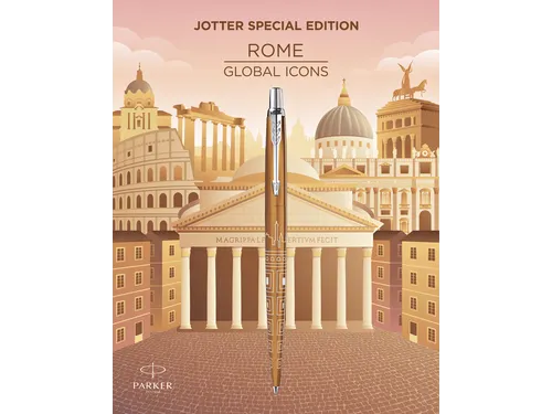 Balpen Parker Jotter special edition Rome bronze CT medium