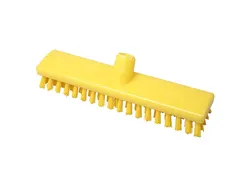 Ecolab Vloerschrobber harde vezels 28cm Geel